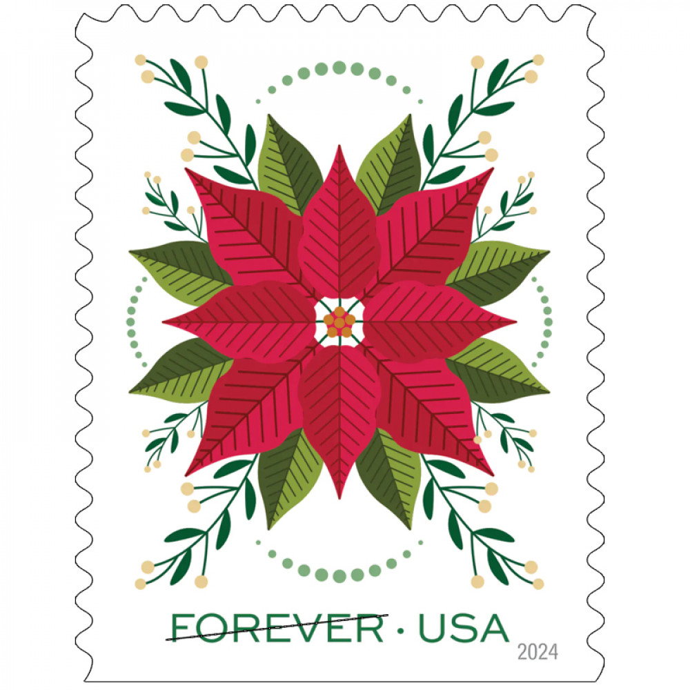 2024 Holiday Joy Forever Stamps, Book of 20|Multiple Stamp Designs